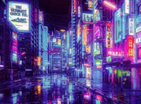 Cyberpunk city