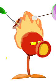 Fire peashooter