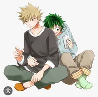 Deku and bakugo