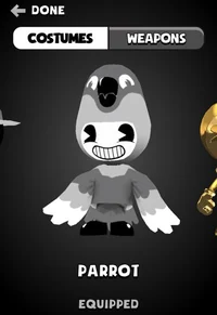 Bendy Parrot