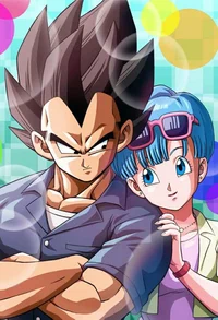 Vegeta and Bulma
