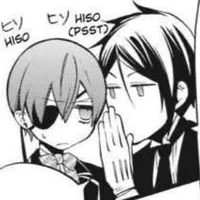 Sebastian and ciel