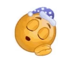 Sleeping emoji