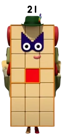 21 Numberblocks