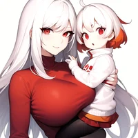 Wife and child