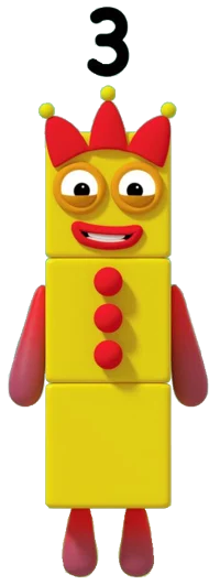 3 Numberblocks