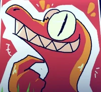 Orange rainbow frien