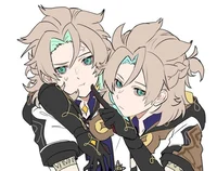 Albedo and his clone