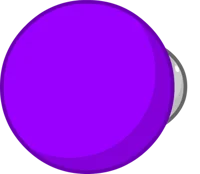 Purple round speaker