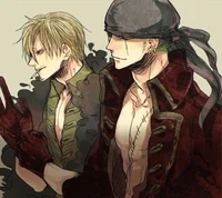 Zoro and Sanji