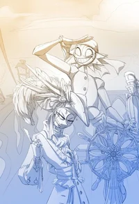 Pirate sun and moon