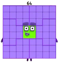64 Numberblocks