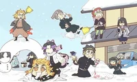 Hashira snow fight