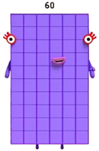 60 Numberblocks