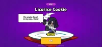 Licorice Cookie