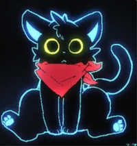 Neon cat