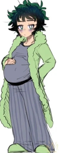 Pregnant Deku