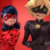Ladybug and Cat Noir