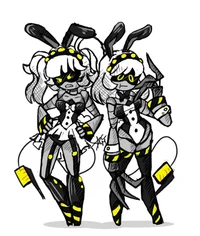 Rabbit girls v and j