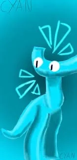 Cyan Rainbow Friend