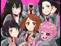 Mha Girls sleepover