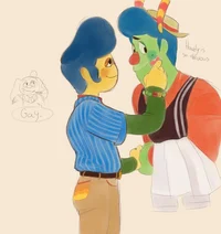 Wally y Howdy padres