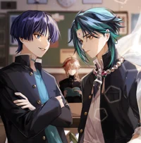 Scaramouche and Xiao