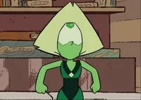 Faceless peridot