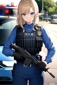 Elf Police Officer