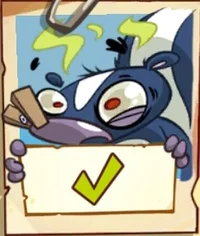 A skunk with stinkah