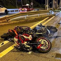 Motorcycle crash