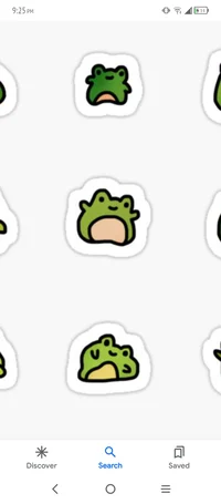 Frog stickers