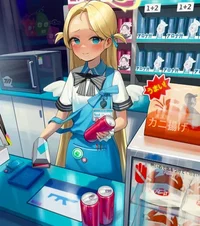 Cashier girl