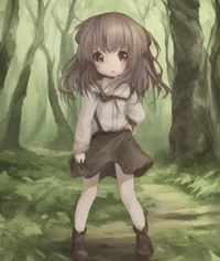 Little Girl in woods