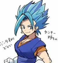 Female Vegito Blue