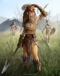 Women Tribe warriors