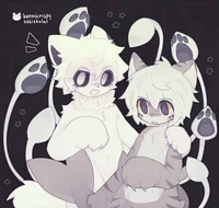 Squid and tigershark