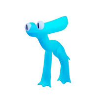 Cyan rainbow friend