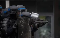 French Riot Police