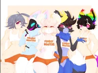 Femboy harem school