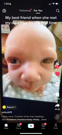 Crying baby on plane