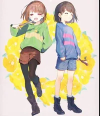 chara and frisk