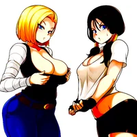 Android 18 and Videl