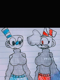 Fem Cuphead n mugsy 