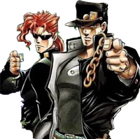 Kakyoin and Jotaro 