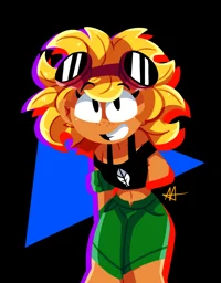 Tomboy Sunflower PvZ
