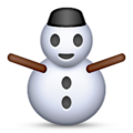 Snowman emoji