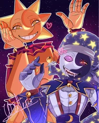 Sun and moon