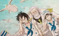 Ace Luffy garp