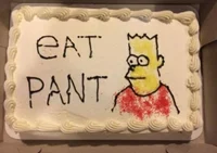 Eat pant cake